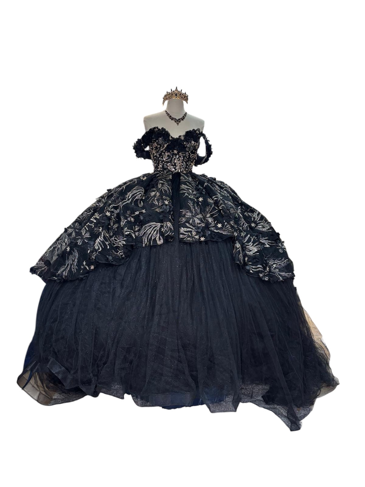 Ball gown black dress
